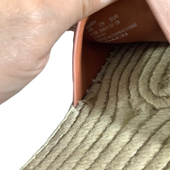 Coach 3D Floral Ankle Strap Astor Sandal in Peony G2054 - Picture 12 of 12